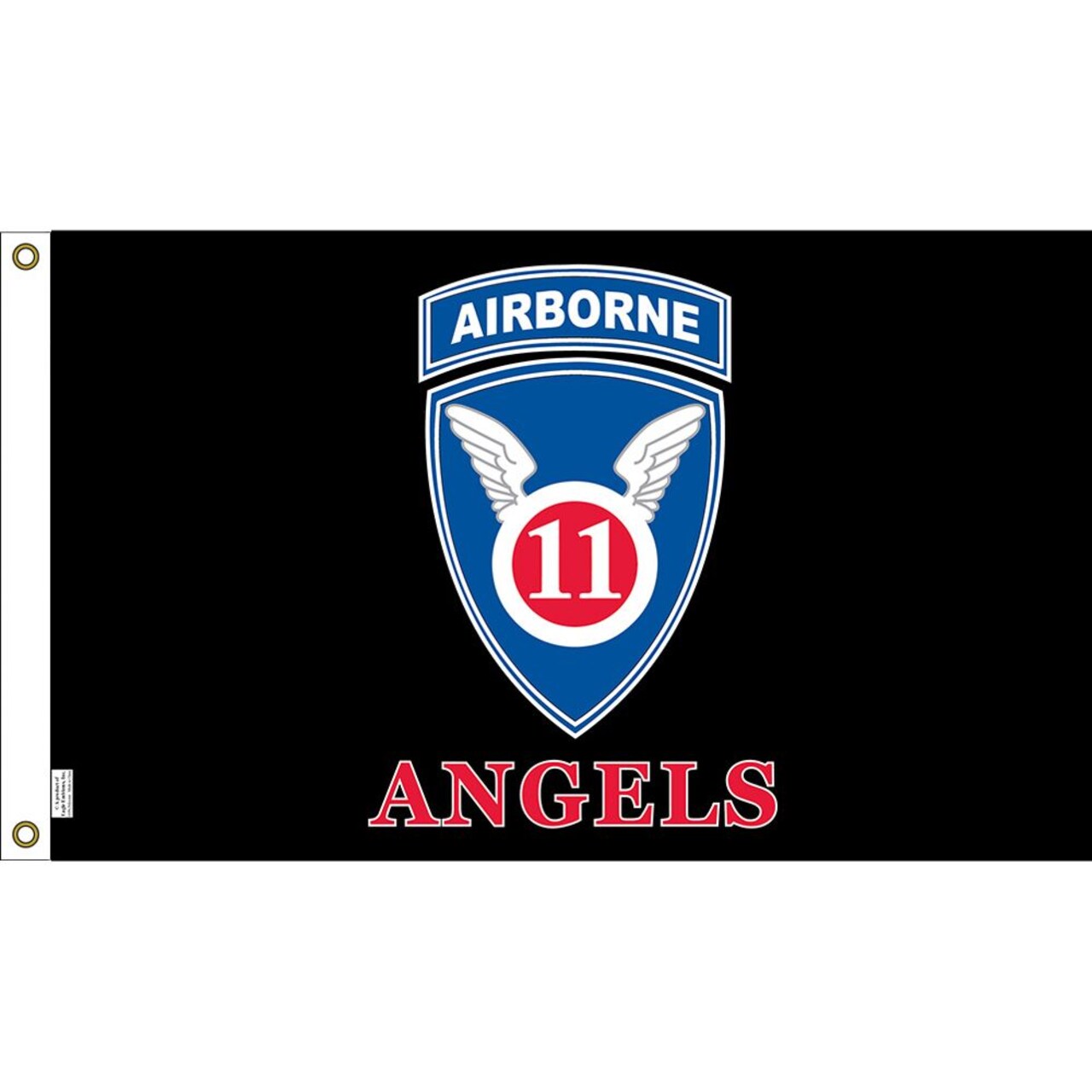 U.S. Army 11th Airborne Division Flag with Grommets 3ft x 5ft